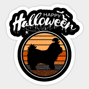 Funny Happy Halloween Beautiful Shih Tzu Men Women Kids Gift Sticker